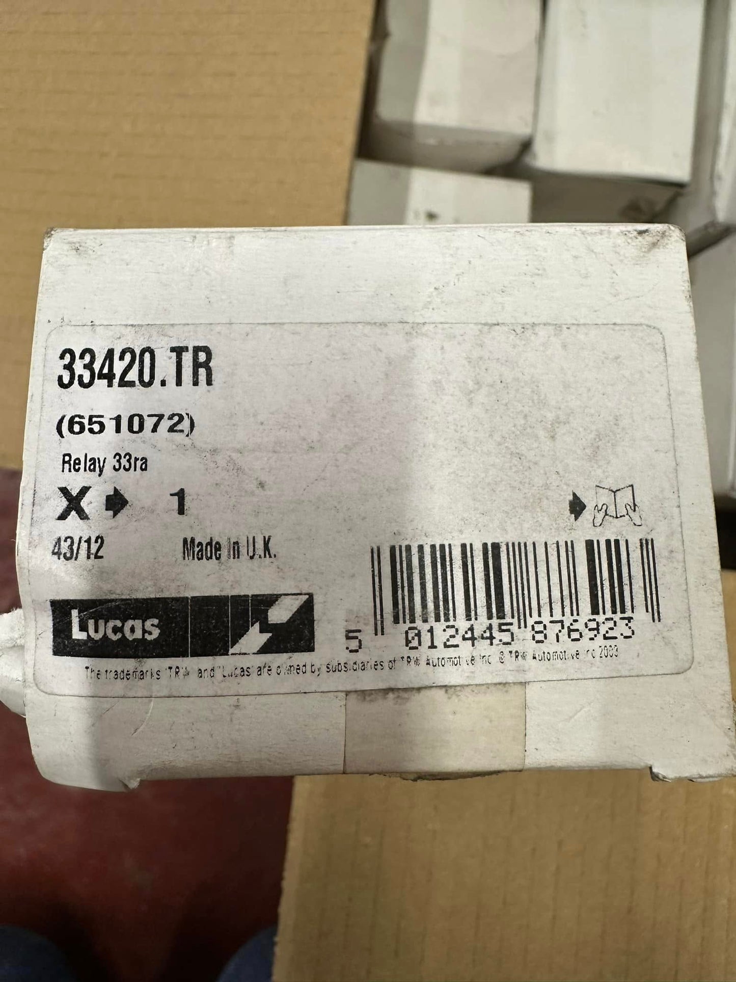 NEL0005 - Genuine Lucas Pin Split Charge Relay