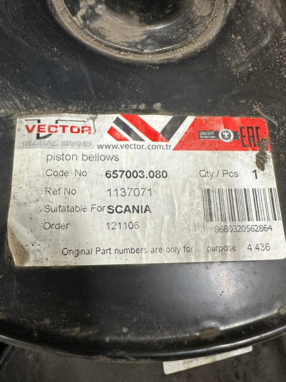 Network Bus & Truck Parts - Bellow & Piston with Vector Part number 657003.080