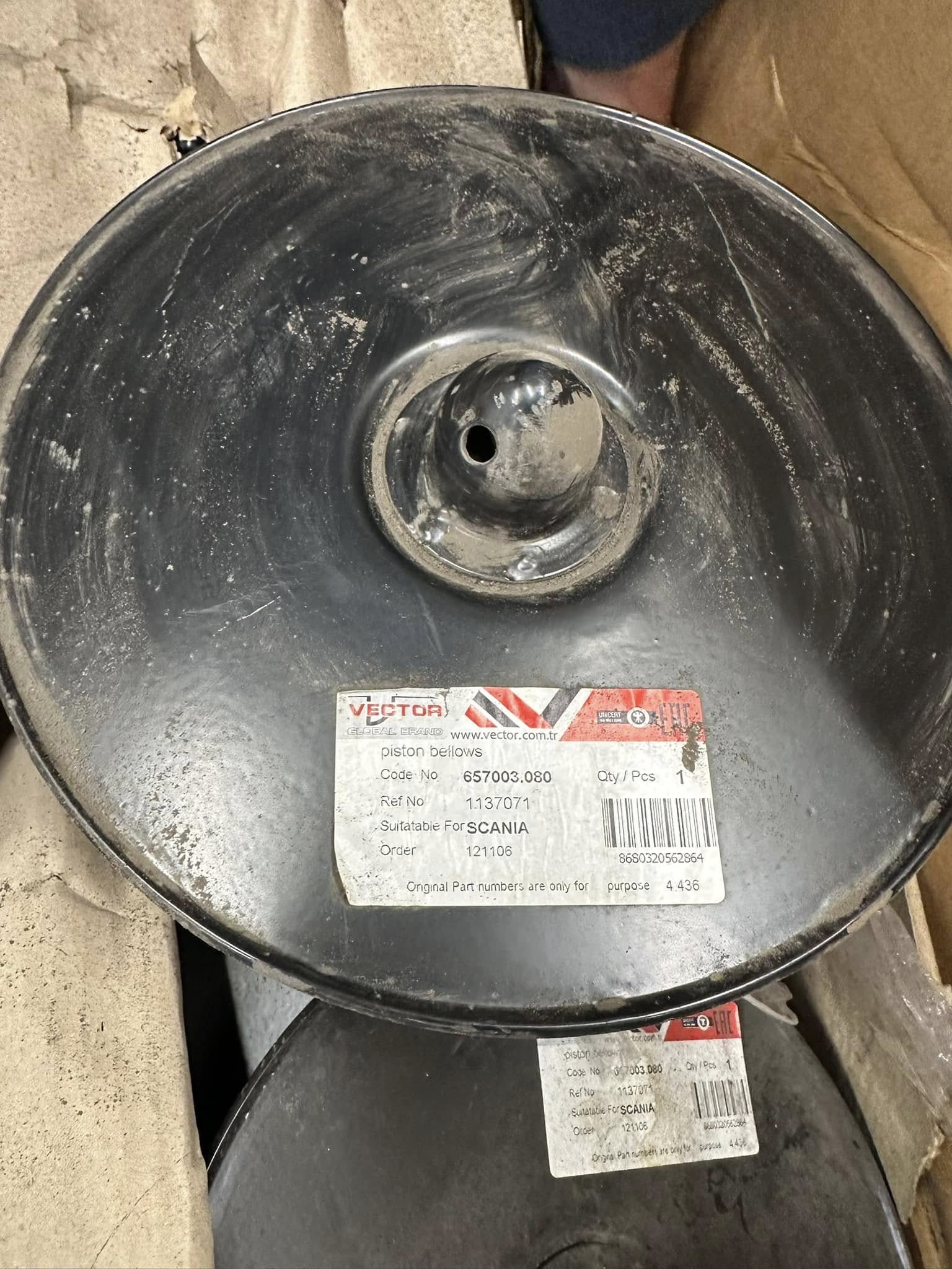 Network Bus & Truck Parts - Bellow & Piston - picture of plate